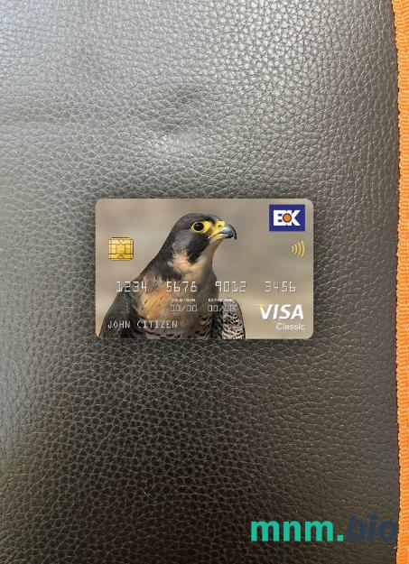 Pakistan The bank of Khyber bank visa classic card wygląd fotograficzny skan PSD + zdjęcie